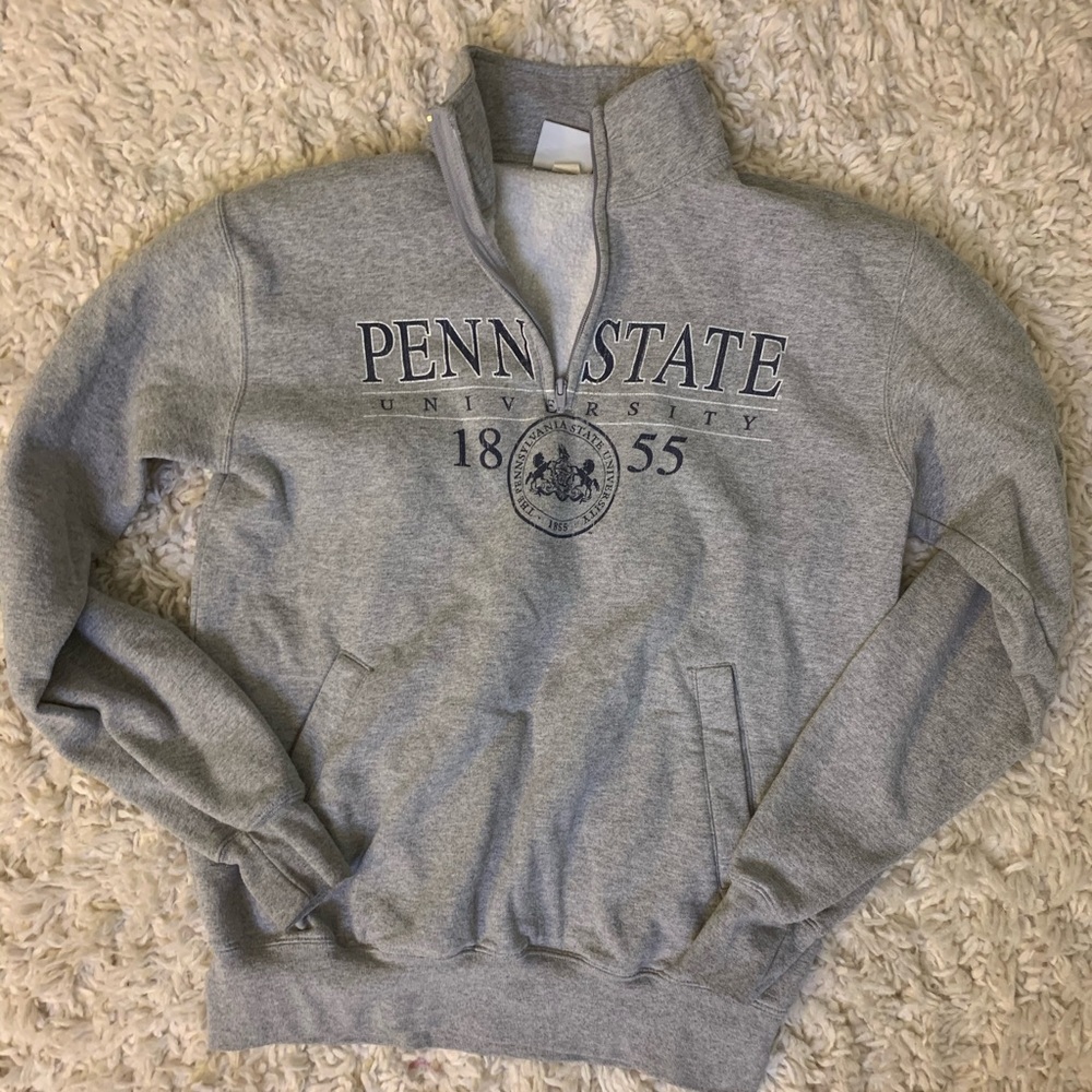 Vintage Style Penn State Quarter Zip Sweatshirt